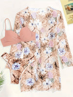 Conjunto Bikini floral -3 peças