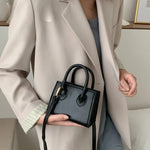 Yogodlns Mini bolso cruzado Vintage para mujer, bandolera pequeña de cuero PU, bolso de hombro elegante, bolso de diseñador, bolso informal para mujer