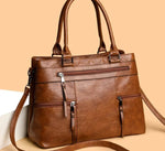 Bolso elegante para mujer, bolsos con asa superior de cuero de alta calidad, bolso de hombro tipo bandolera para mujer, bolso informal, Bolso de Marca Lujo