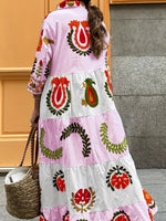 Vestido Maxi Elegantecon Estampado Floral