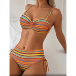 Biquíni Estampado com Amarração Lateral
