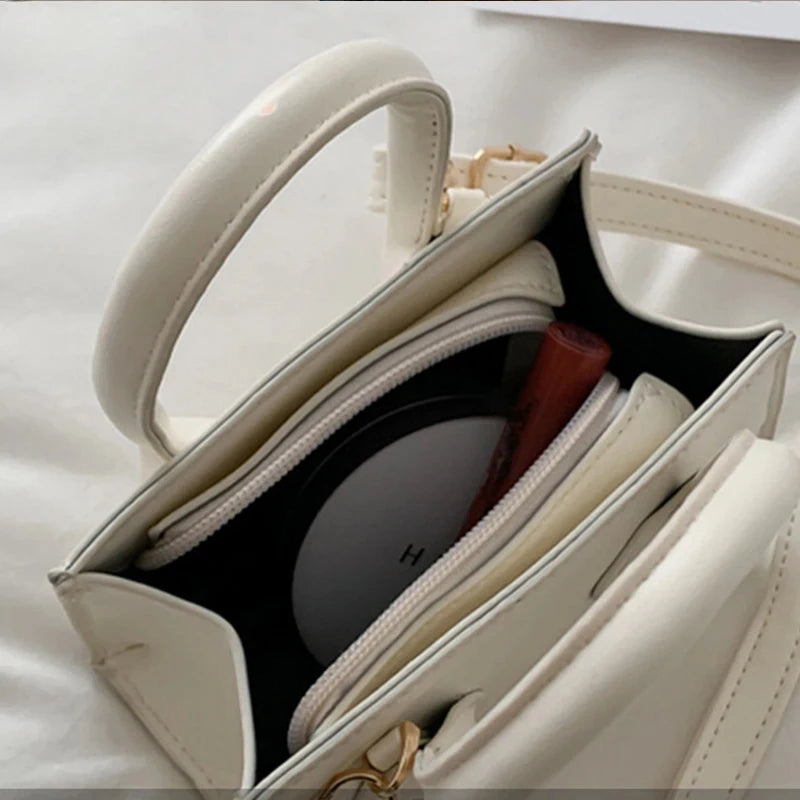 Yogodlns Mini bolso cruzado Vintage para mujer, bandolera pequeña de cuero PU, bolso de hombro elegante, bolso de diseñador, bolso informal para mujer